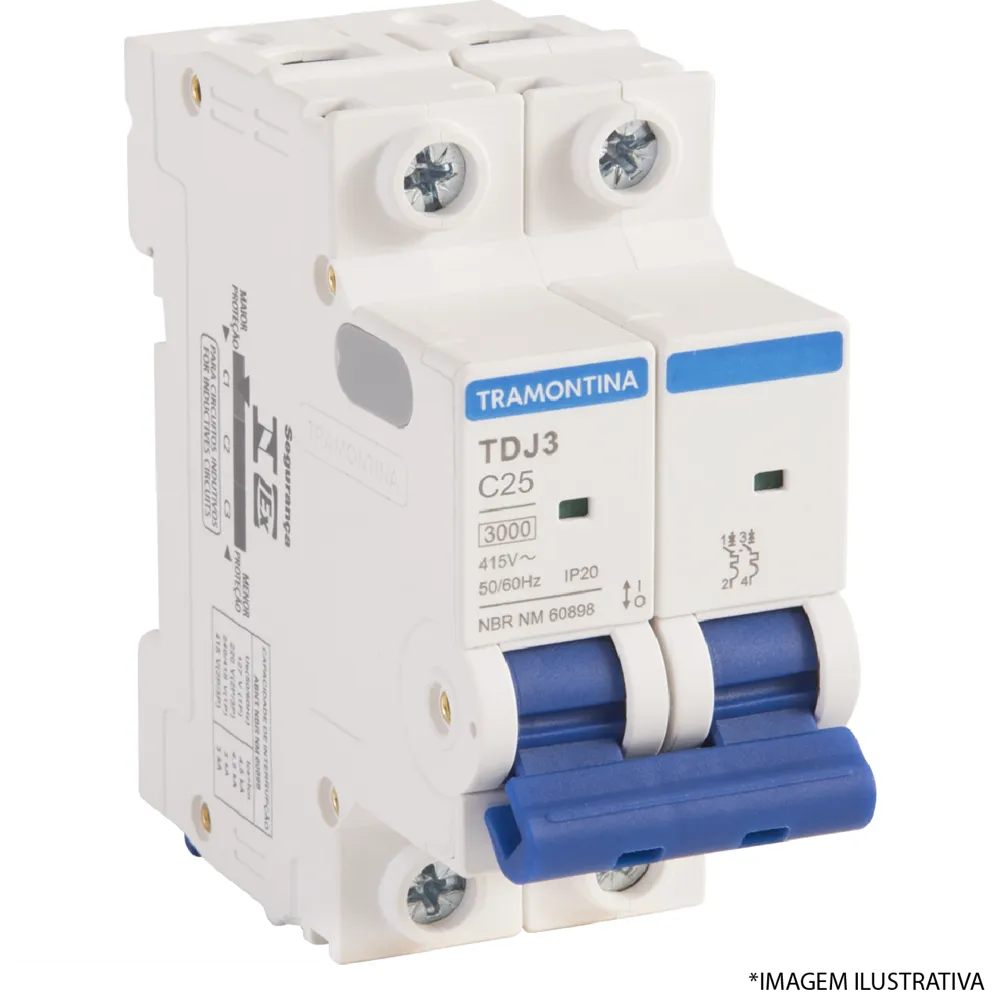 disjuntor bi 25amp tramontina